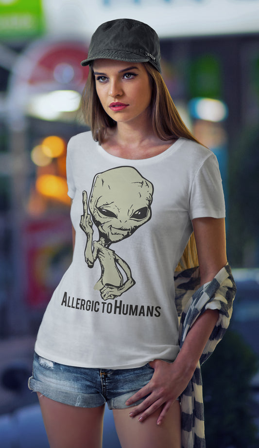 Allergic to Humans - Organic T-Shirt