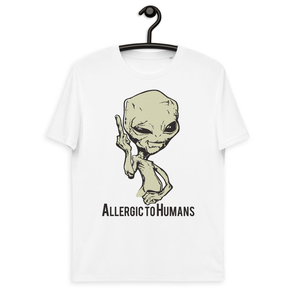 Allergic to Humans - Organic T-Shirt